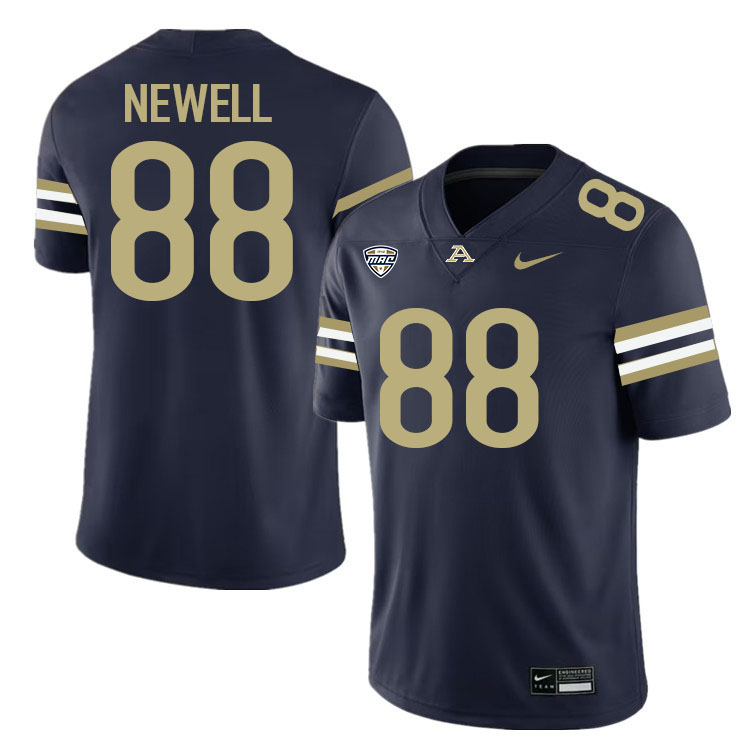 Jake Newell Akron Zips Jersey,University Of Akron #88 Jake Newell Jersey Youth-Navy